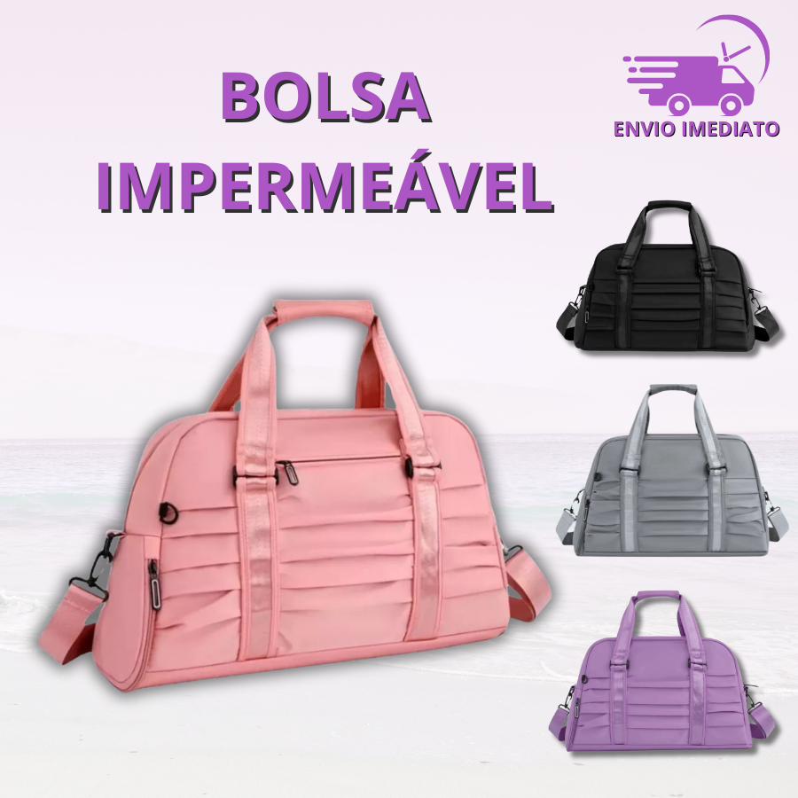 Bolsa de Viagem Academia Impermeável de Grande Capacidade, Bolsa de Ombro Mala Fitness Esportiva kit 1 2 3 4