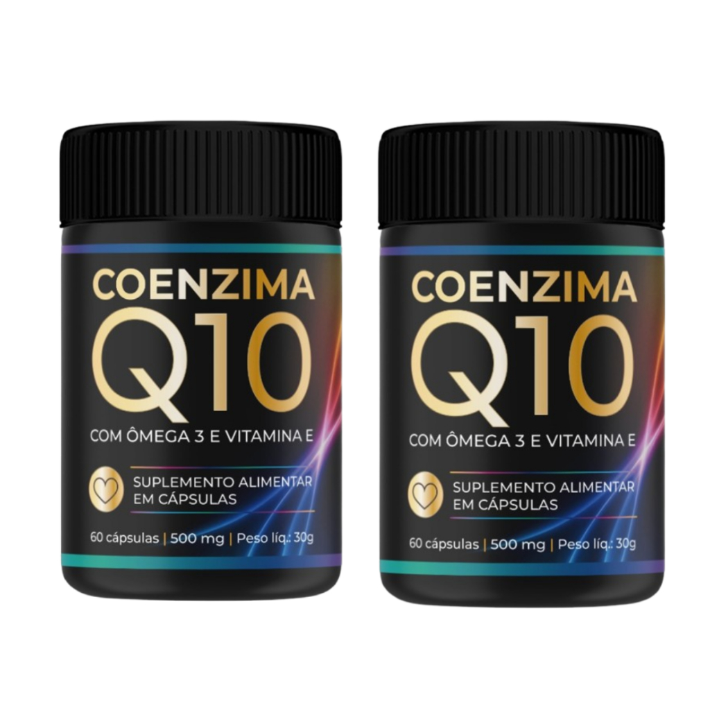 Coenzima Q10 C/Vit B2 e Vitamina e Ômega 60 Cáps Mega - Miniatura 2