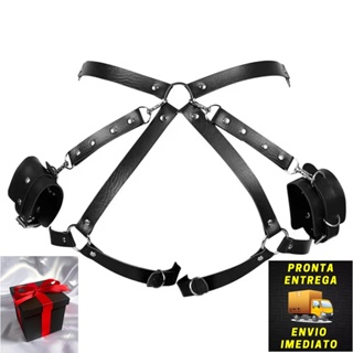 Harness Feminino bdsm Arreio Sensual Para Cintura e Algemas, Harness Feminino com Algemas – Fetiche, Estilo e Dominação em Oferta na Shopee