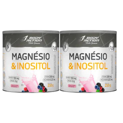 Kit 2 Magnesio Inositol Taurina Melatonina Body Action