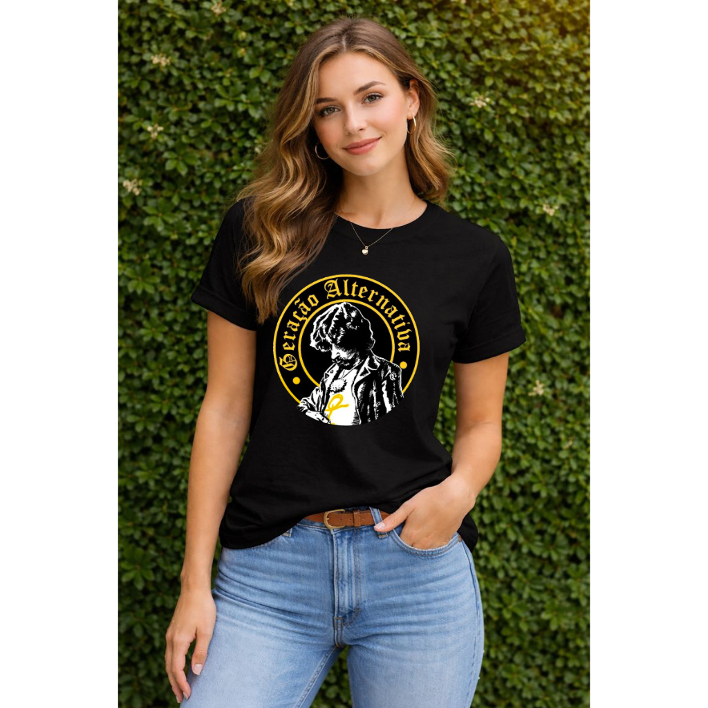 Camiseta Baby Look Feminina Raul Seixas Tecido 100% Algodão Conforto Premium, Envio Imediato