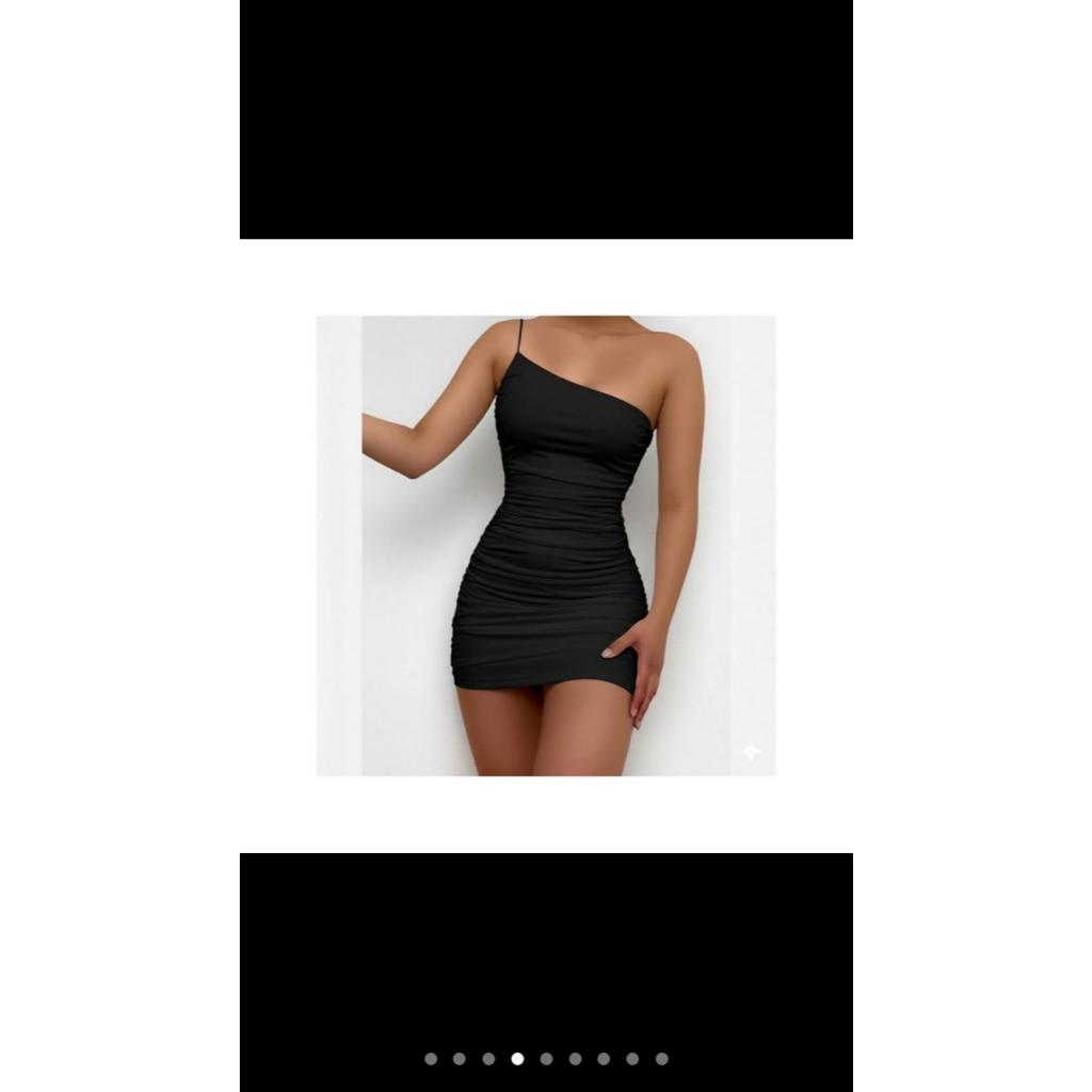 VESTIDO ELEGANTE UM OMBRO SÓ