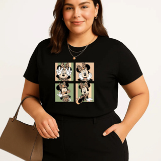 Camiseta Plus Size Feminina Estampada Do P Ao G5 Mc Pintada Academia Treino 100% Algodão Premium Verão em Oferta na Shopee