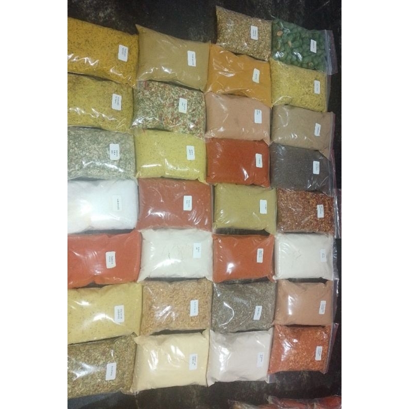 Kit de temperos com 20 variedades DE LEGUMES, GRÃOS,CARNE E PEIXE(15g cada)