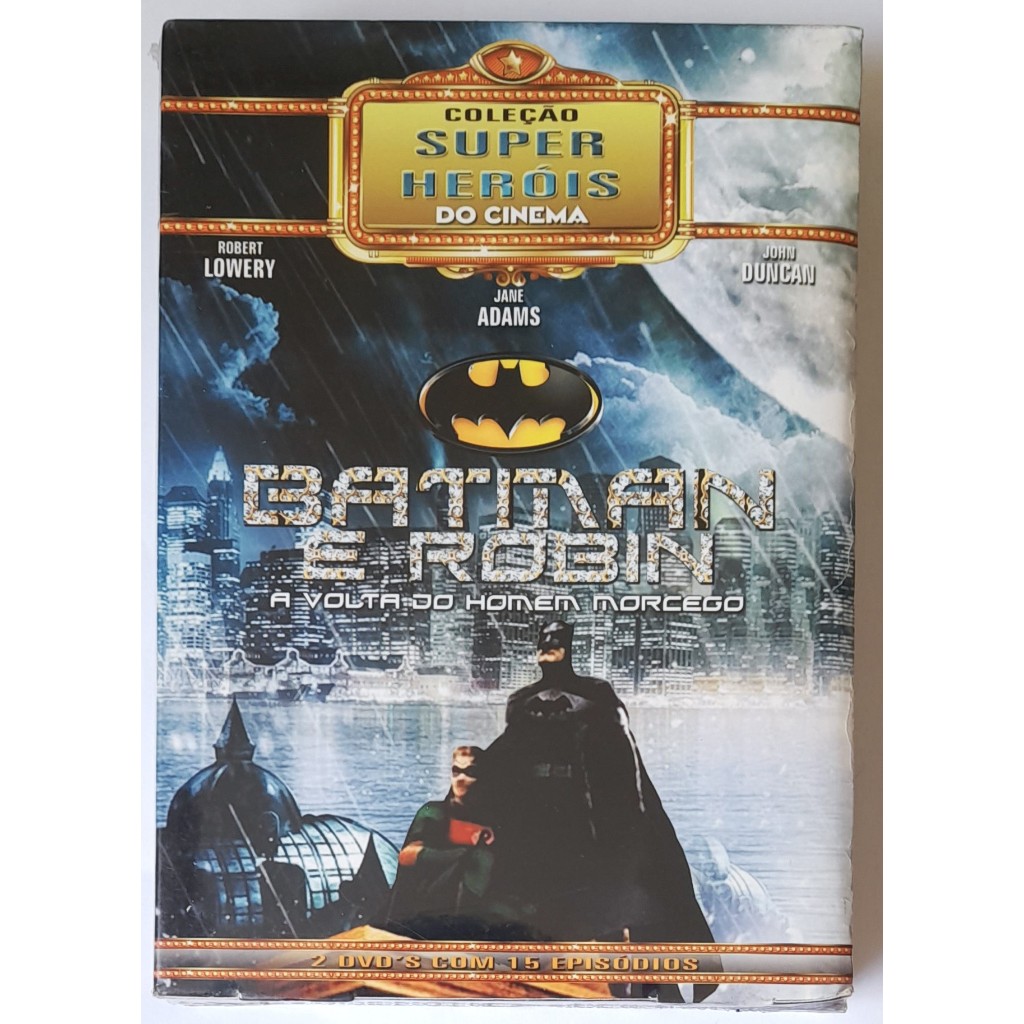 Dvd Duplo Batman e Robin - A Volta do Homem Morcego - Lacrado