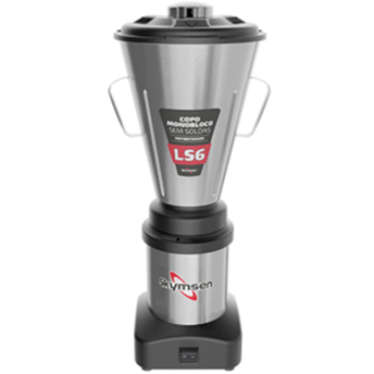 Liquidificador Industrial Skymsen 6 Litros Aço Inox 665W (Bivolt) Monobloco LS6 - Skymsen em Oferta na Shopee