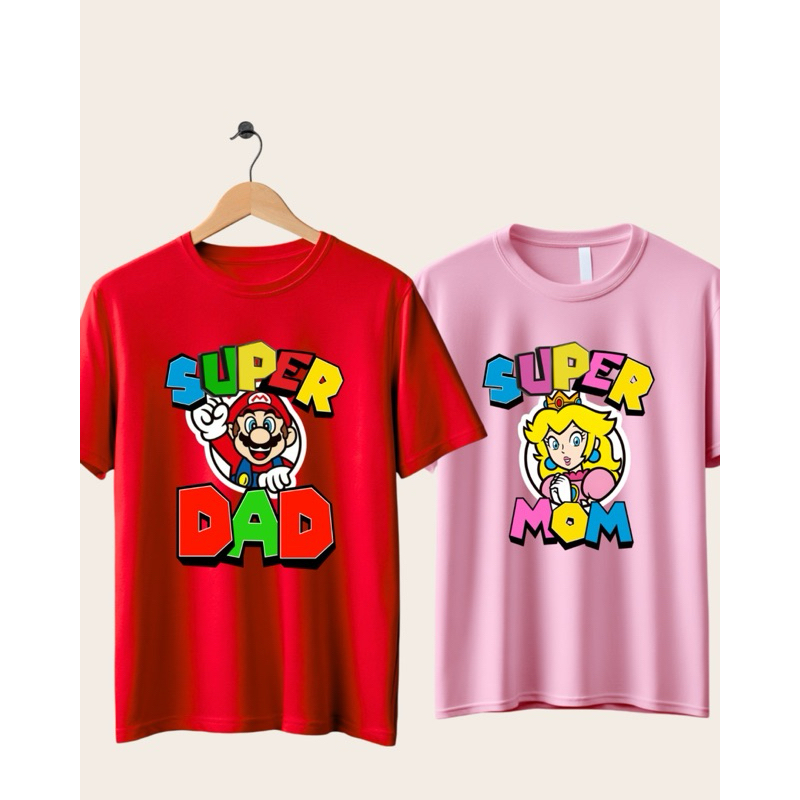 Camiseta Super Mario Bros [Exclusiva] Família Mãe Pai Filho Filha Viagem Orlando Festa Universal Epic Infantil Plus Size