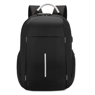 Mochila Notebook Anti Furto Alça Impermeável Reforçada Cadeado Saida Cabo Aux Usb Fone Ouvido 3302 em Oferta na Shopee