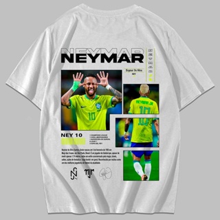 Camiseta Masculina Futebol Neymar Brasil Streetwear 100% Algodão Premium Fio 30.1 Resistente em Oferta na Shopee