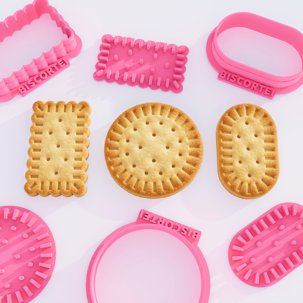 Kit Cortadores de Biscoito Maizena Carimbo Marcador Pasta Americana Biscuit Cookie Bolacha em Oferta na Shopee