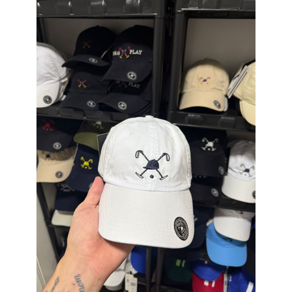 Boné Sport Polo Play - Premium Casual - Tecido Lavado - Aba Curva com Ajuste - Envio Imediato - Big Logo em Oferta na Shopee