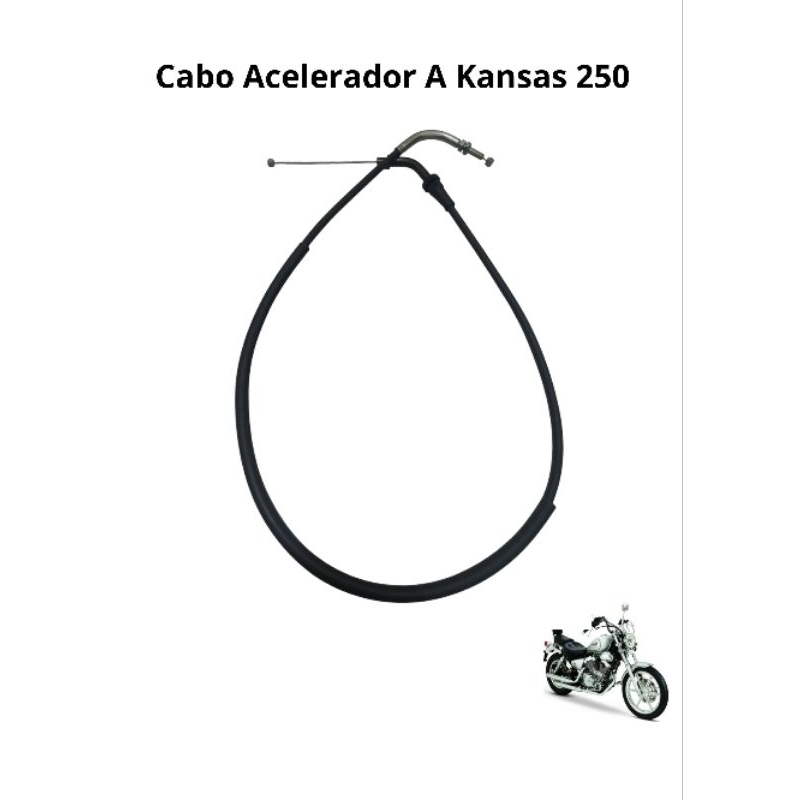 Cabo Acelerador A Dafra Kansas 250 Moto Alta Durabilidade