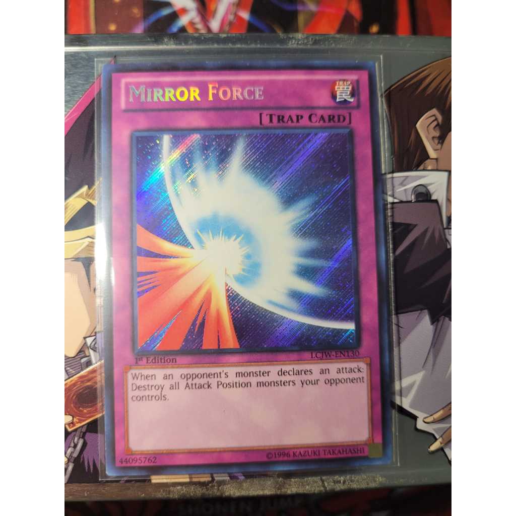 Mirror Force - Força do Espelho - Raridade SECRET - CARTA DE 2012 - Yugioh - Original Konami.