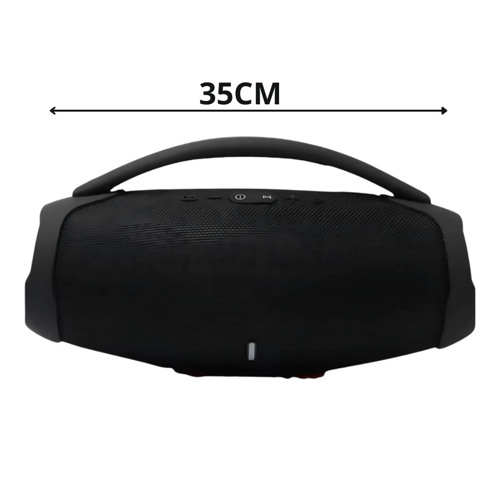 Caixa De Som Boombox 3 Bivolt Bluetooth 35 cm  Grande em Oferta na Shopee