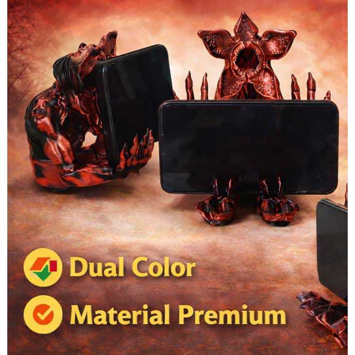 Suporte para Celular Demogorgon Stranger Things | Decoração Geek | Impressão 3D Duo Color Premium