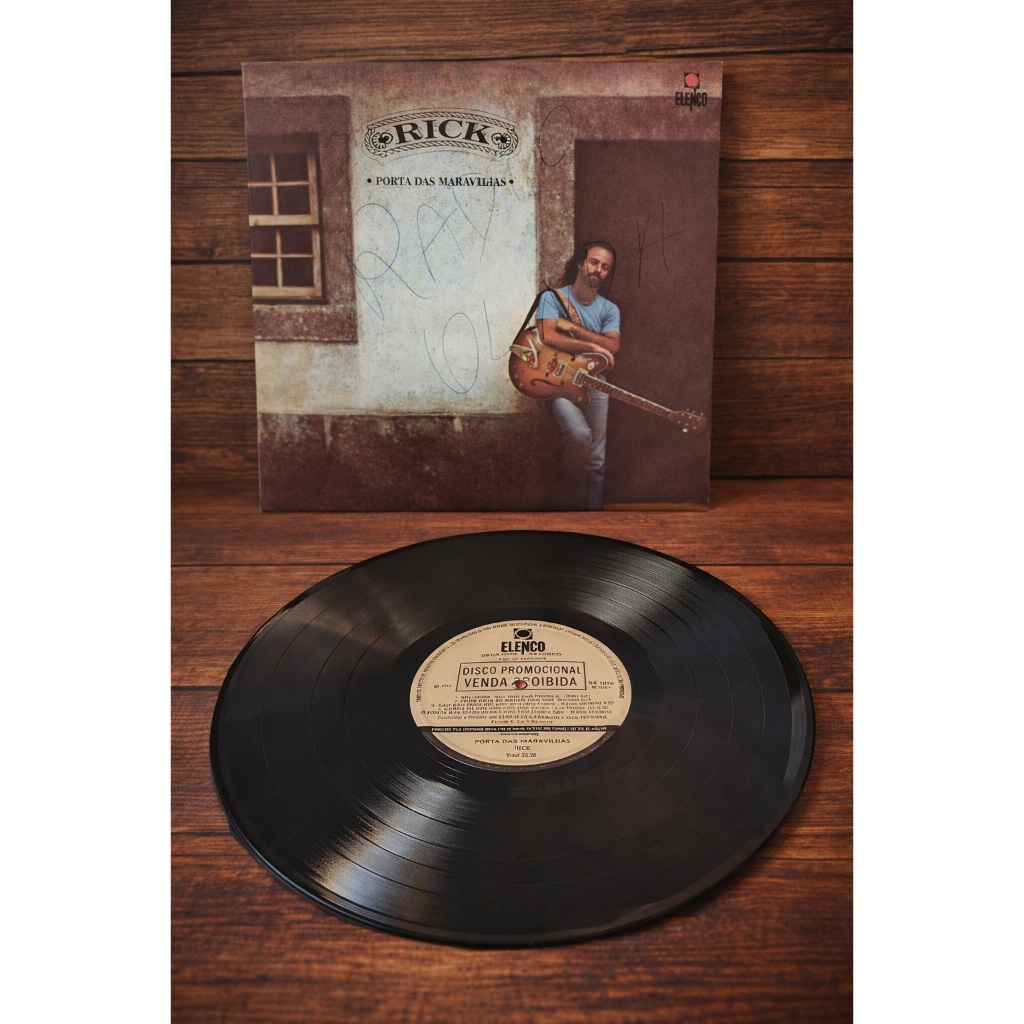 Disco de Vinil Lp Rick Ferreira Porta Das Maravilhas Raul Seixas Paulo Coelho Belchior Liminha Rock MPB