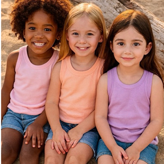 Camiseta Infantil Regata Kit 3 Camisetas Menino Menina 100% Algodão em Oferta na Shopee