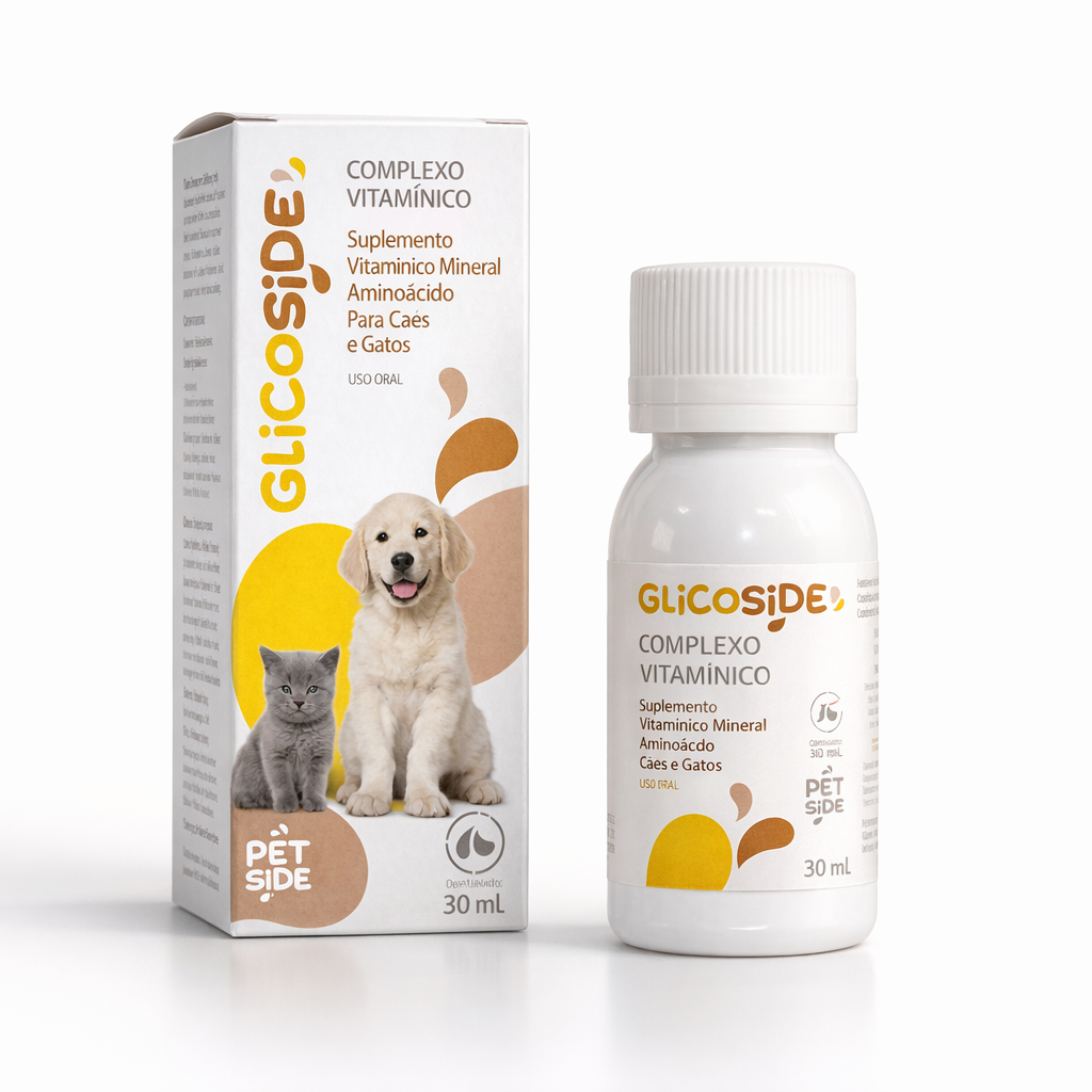 Glicoside Suplemento Aumenta Apetite Energia Em Cães Gatos 30ml em Oferta na Shopee