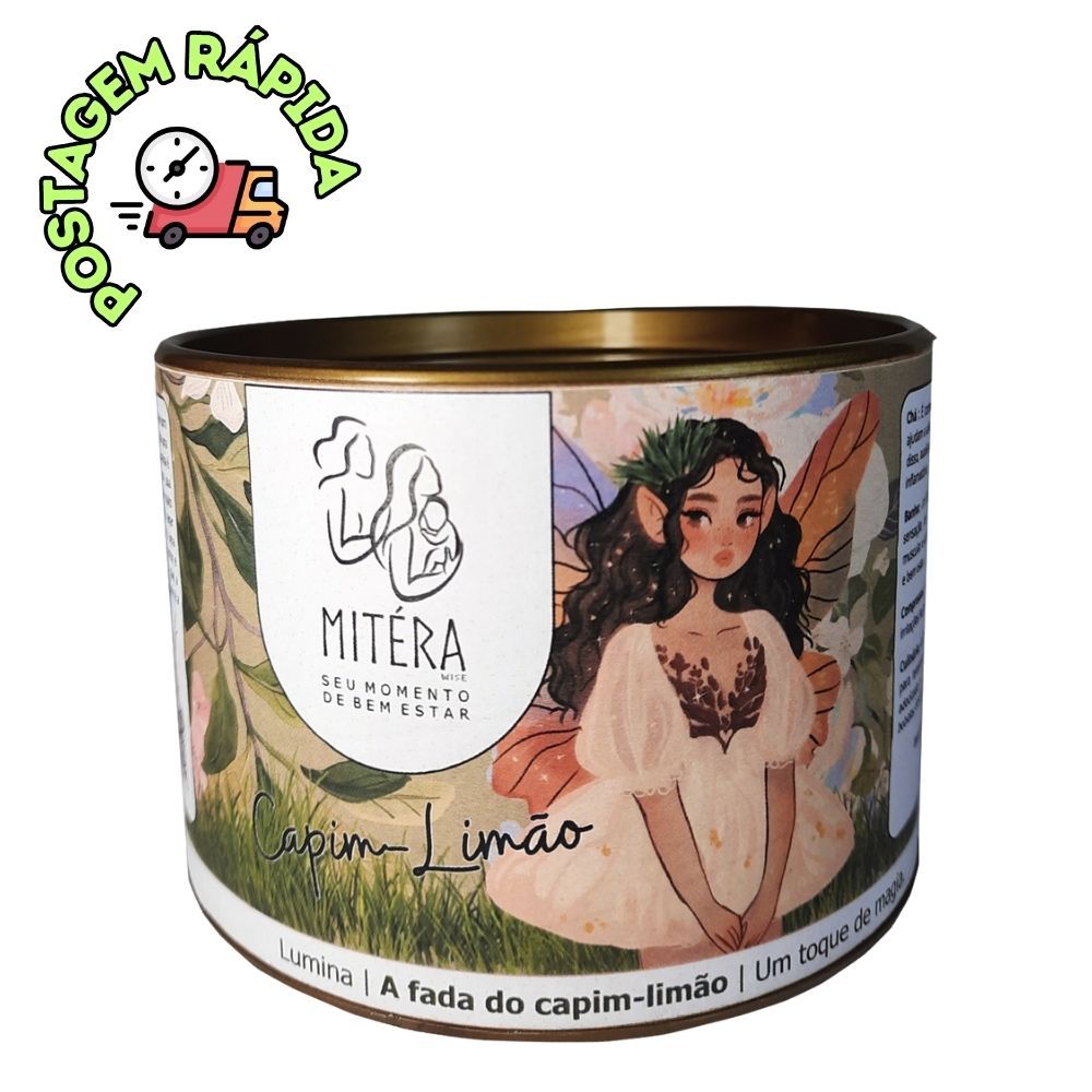 Chá Mitéra Wise - Fada do Capim Limão. Pote 45g.