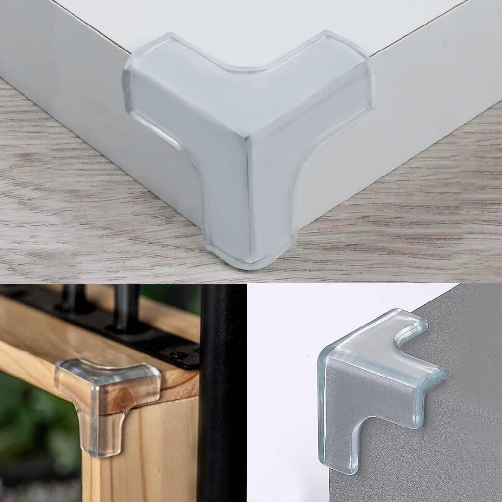 8 Protetores Anti-colisão – Quina Silicone Mesa para Crianças & Bebês em Oferta na Shopee