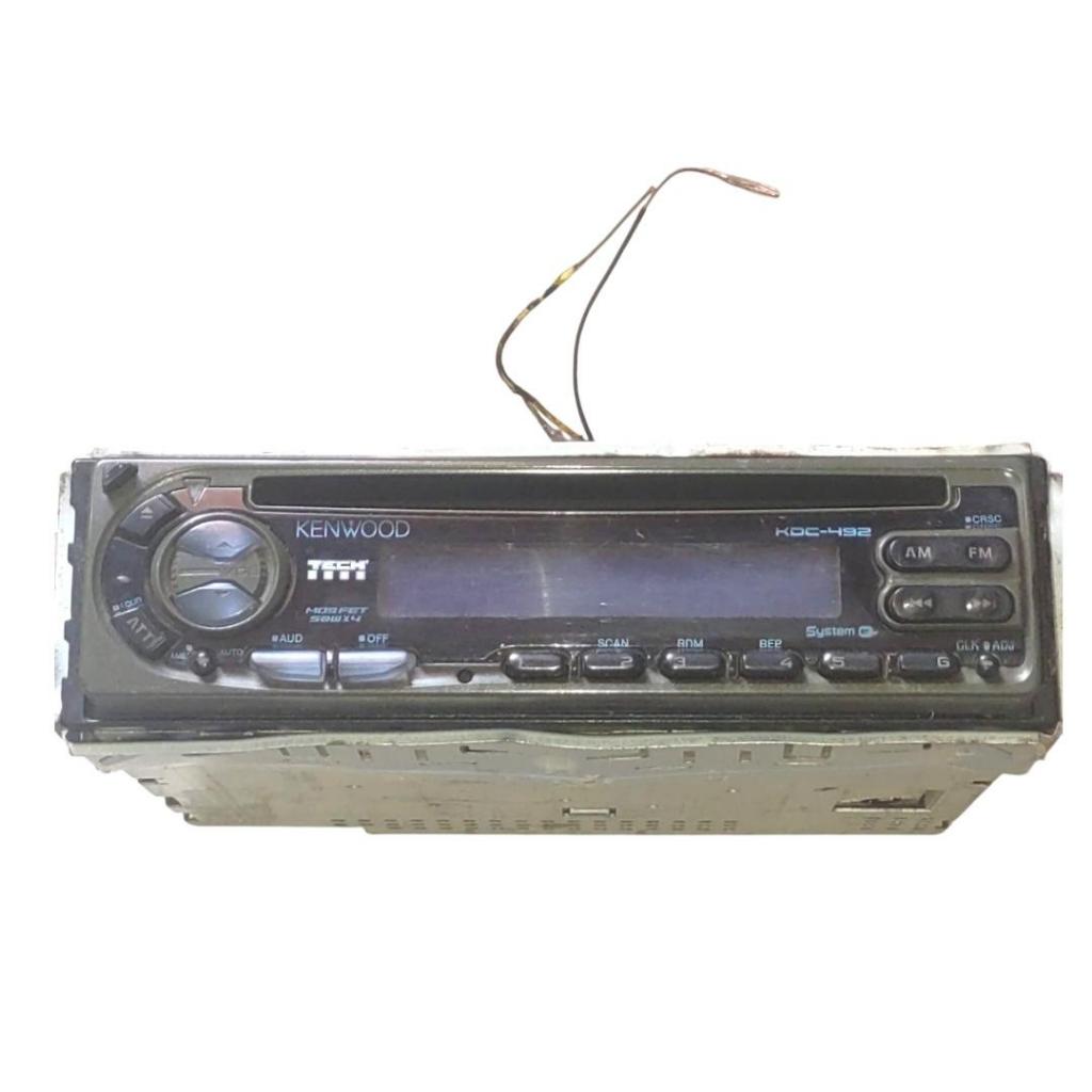 (USADO FUNCIONANDO) Rádio Automotivo Kenwood KDC-495 AM FM CD12V