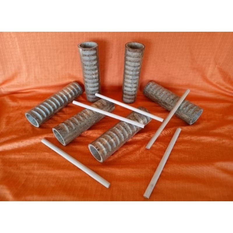 Reco Reco Bambu Samba Percussão Contacao de Historia Musicoterapia Musicalizacao Terapia em Oferta na Shopee