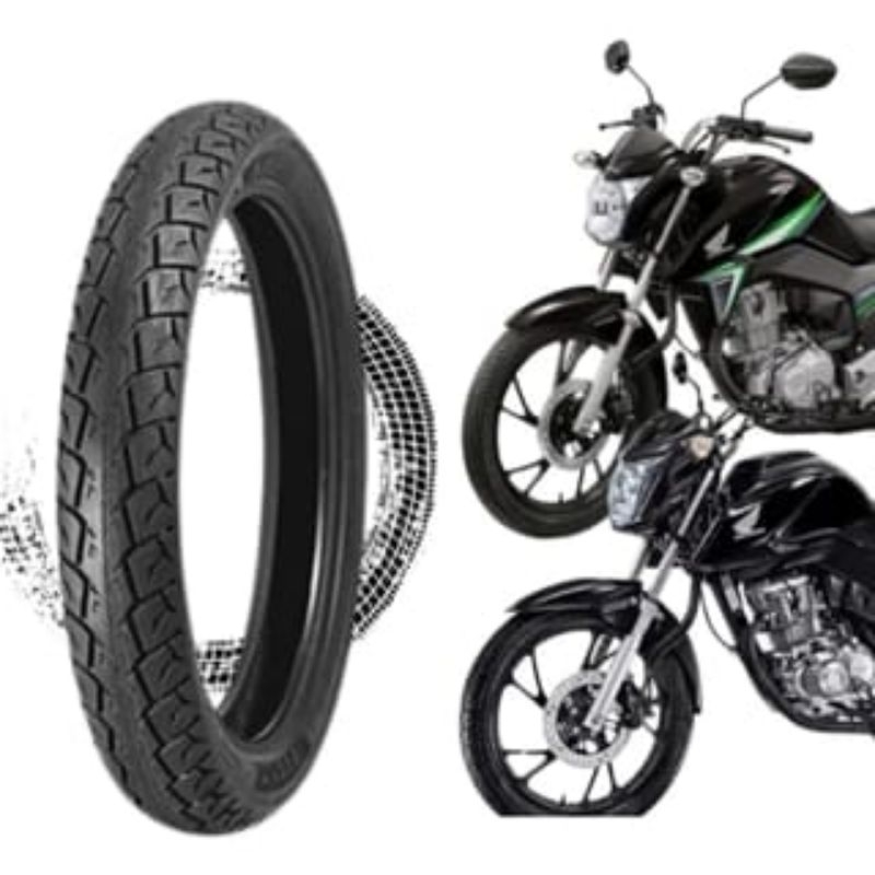 PNEU TRASEIRO MOTO TITAN 150 CG 125 FAN 160 CARGO HONDA YBR YAMAHA 90 90 18