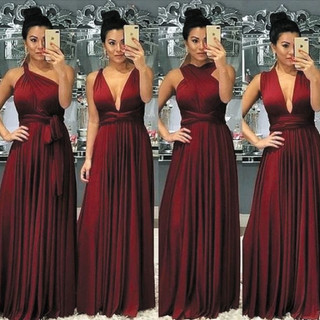 Vestido De Festa Feminino Longo Roupa Convidado de casamento Formatura Batizado Elegante …