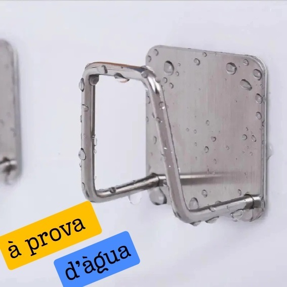 Organizador de Pia Inox Gancho Porta Esponja Bucha  Unidades banheiro, cozinha, utilidade geral top