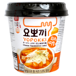 PRATICIDADE E SABOR: YOPOKKI BOLINHO DE ARROZ COREANO INSTANTÂNEO | TOPOKKI CHEESE | COPO 120G — imagem 2 de 2