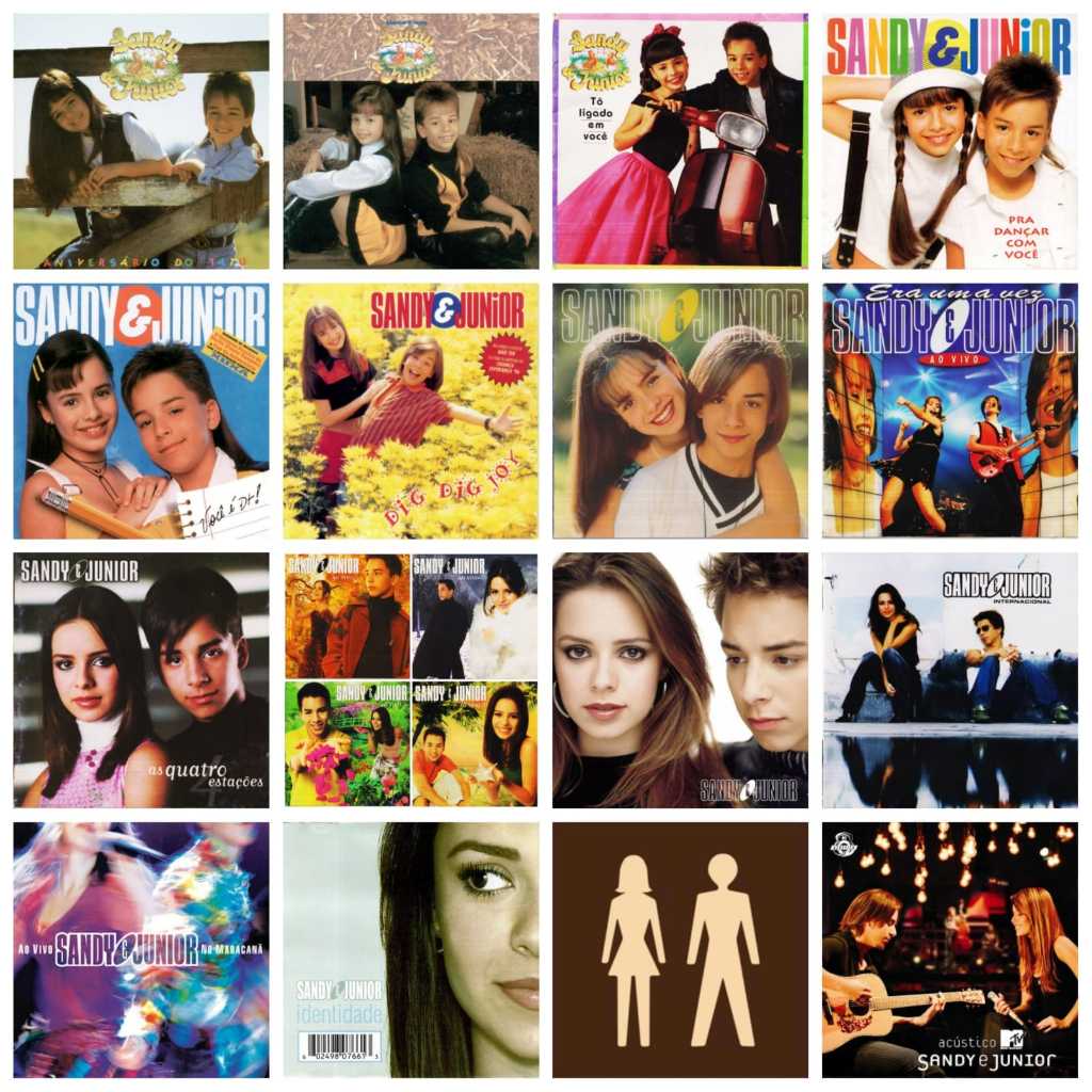 CD SANDY & JUNIOR - ORIGINAIS, NOVOS & LACRADOS