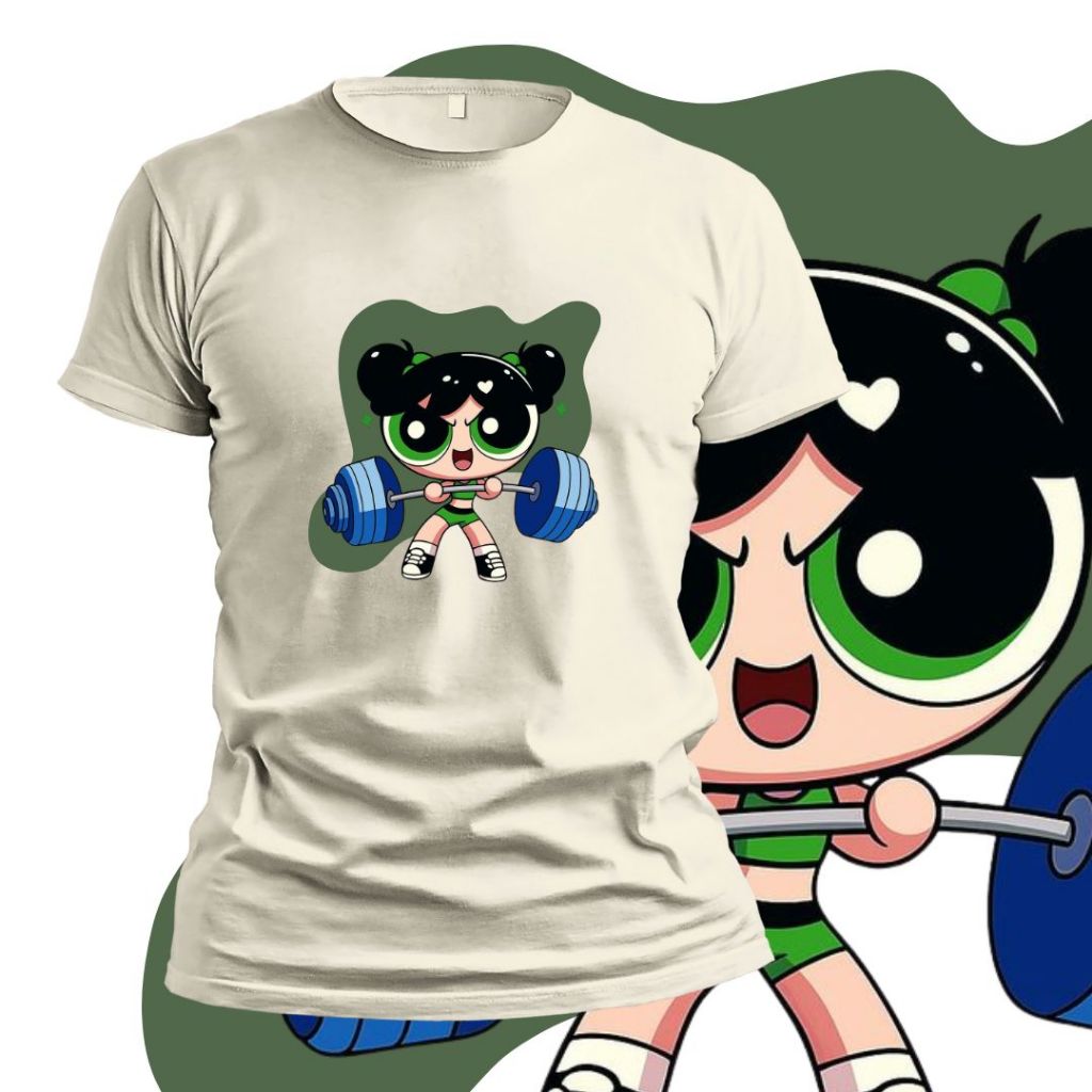 Camiseta Básica Branca Fitness | Super Poderosa Morena | Academia | Esporte | Em Poliéster e Elastano | Maior Conforto