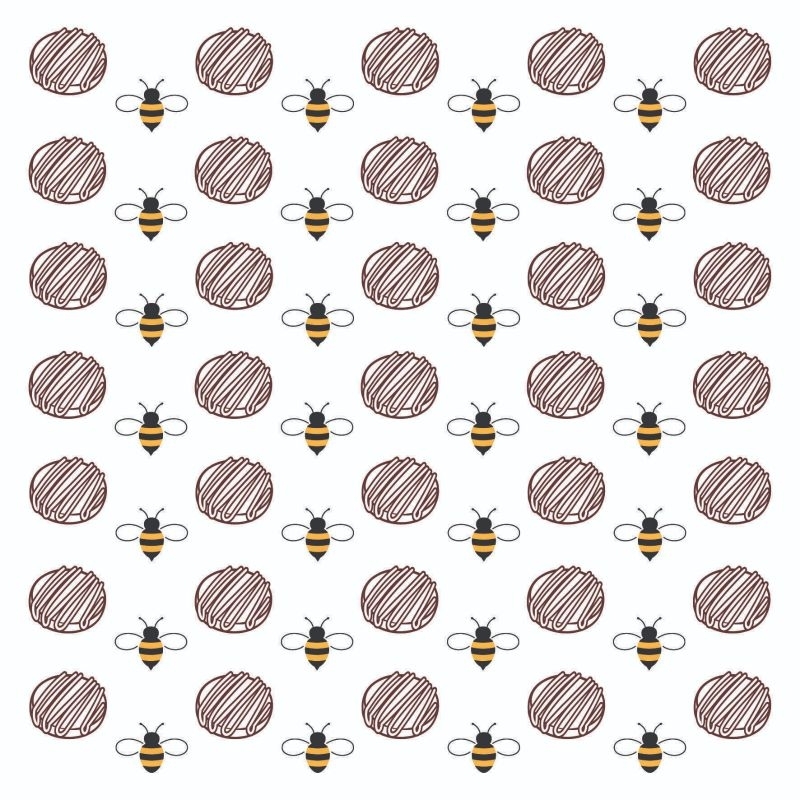 Papel Manteiga Pão de mel 15x15 cm 100 unid