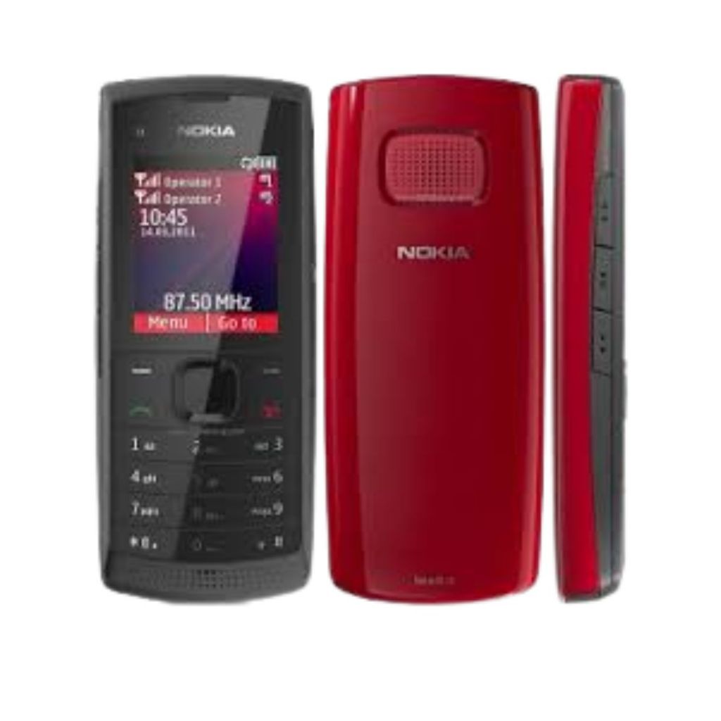 X1O1 VERMELHO/PRETO NOKIA- CELULAR COM IDIOMA EM INGLÊS ( SEM PORTUGUÊS)