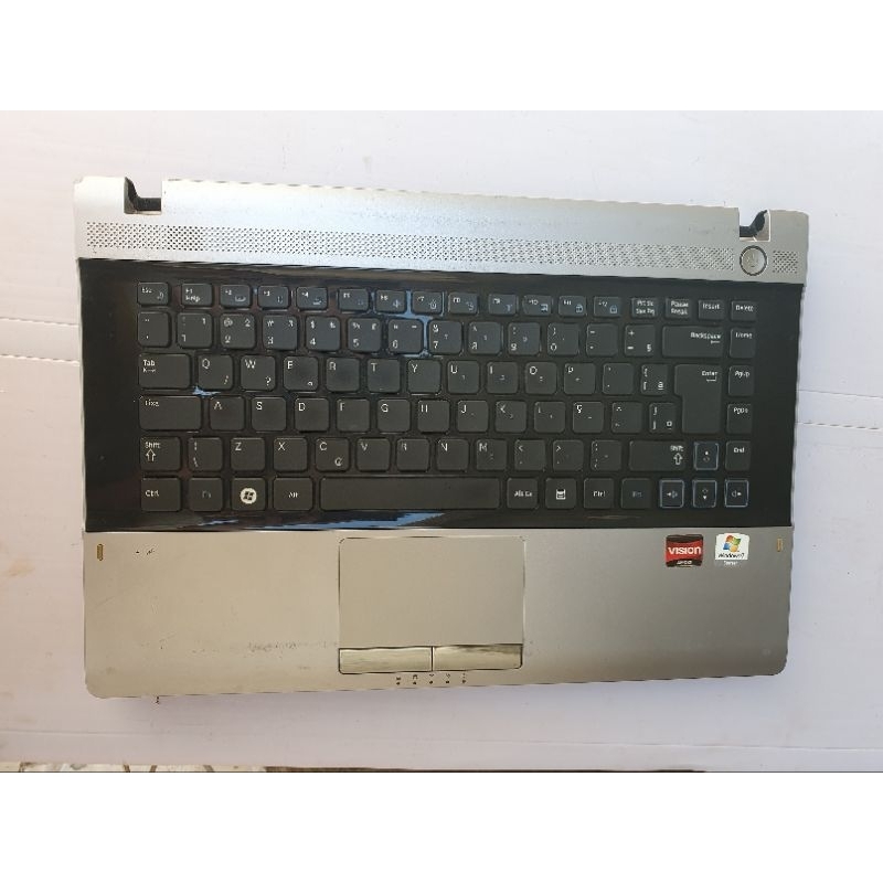 Carcaça Notebook Samsung RV415 Com Teclado danificado| Usada