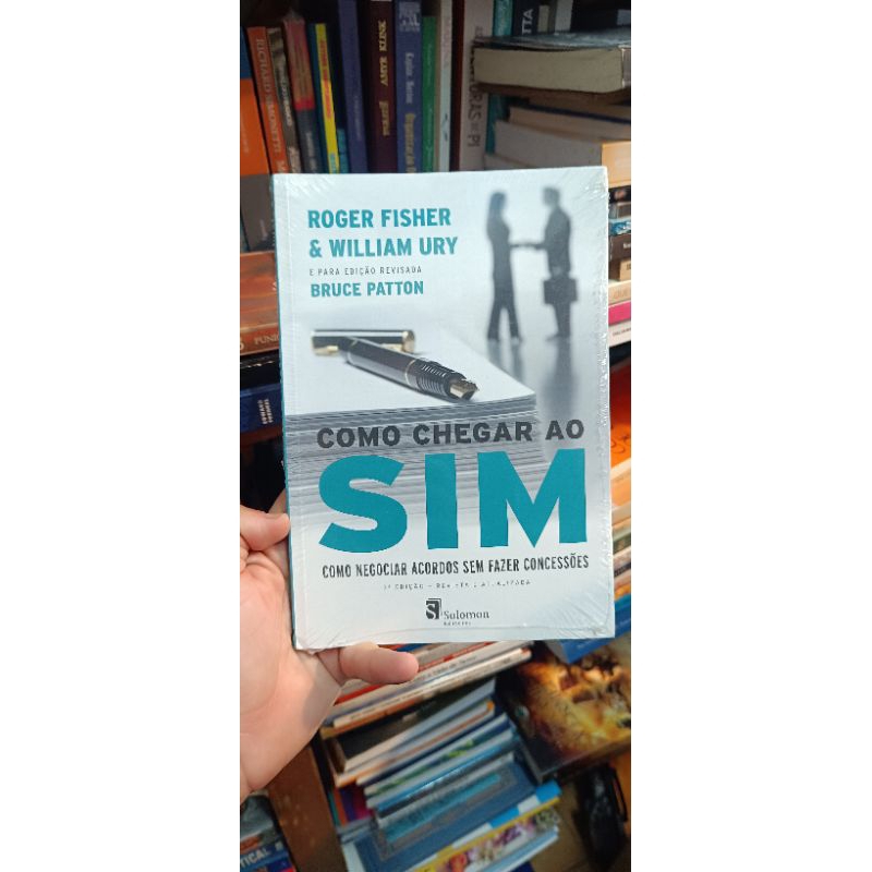 como chegar ao sim - Roger Fisher & William Ury ( lacrado )
