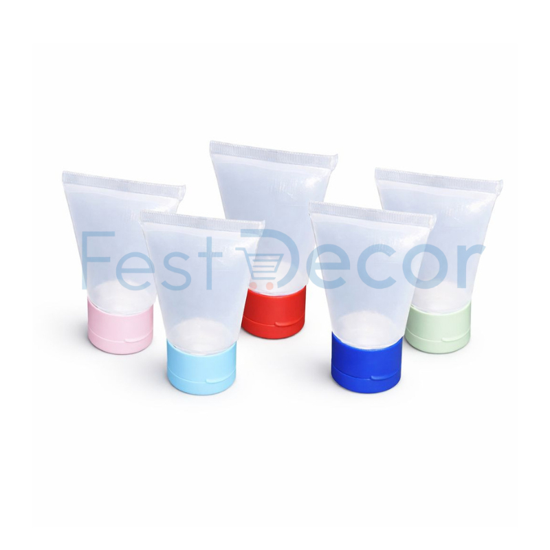 Kit 50 unidades Bisnaga 30ml - para alcool gel - cosmeticos cremes - festas e lembrancinhas