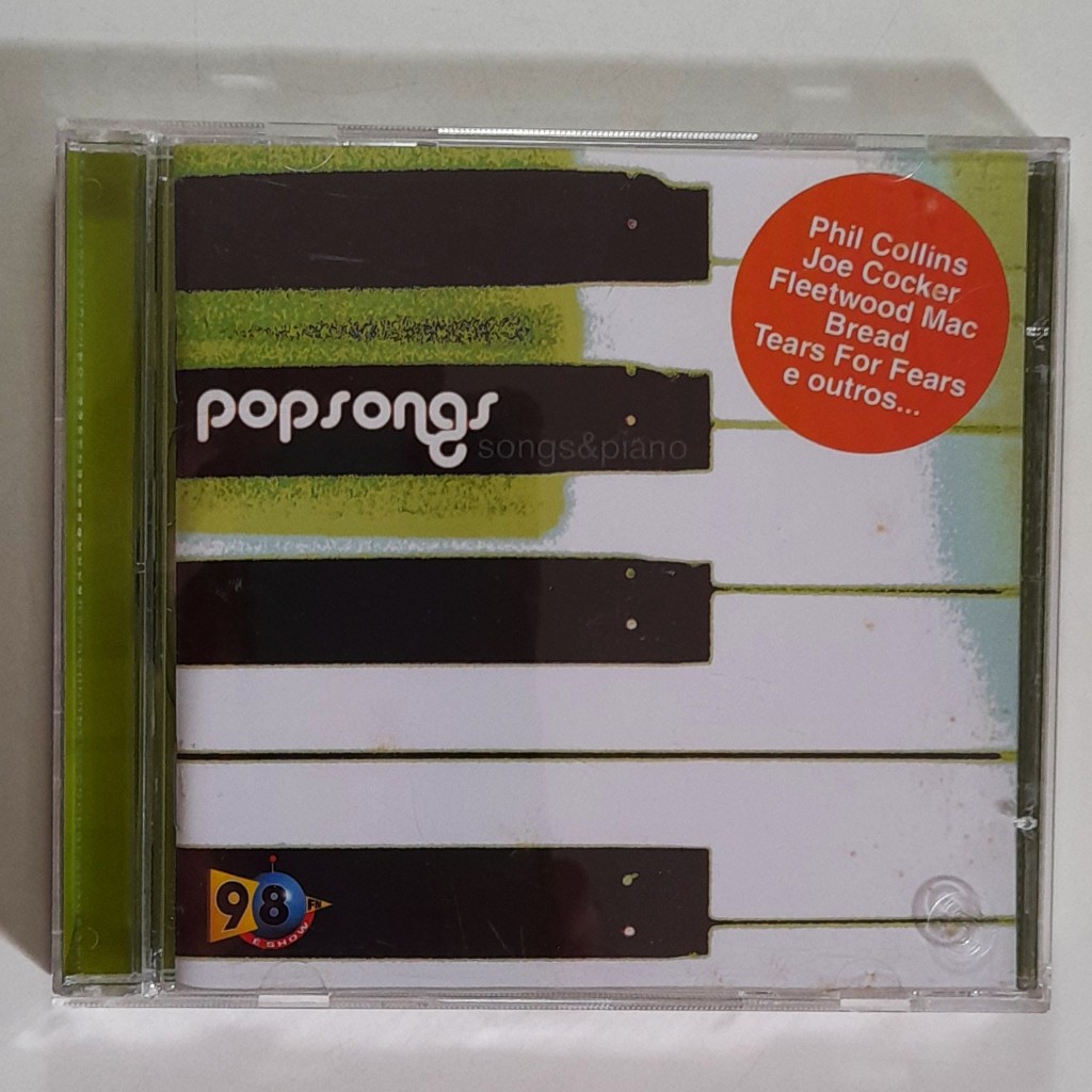 Cd Pop Songs, Songs & Piano. Seminovo. C/ Phil Collins, Joe Cocker, Fleetwood Mac, Doobie Brothers etc
