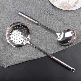 Conjunto Duplo de Cozinha Concha e Espatula Inox,Espátula Concha Inox ,Cozinha Utensilios