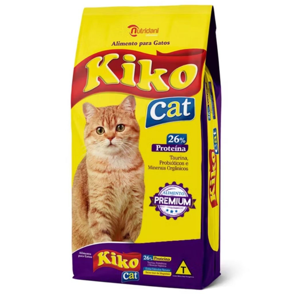 Ração Kiko Cat Mix Gatos Adultos 10 e 25kg em Oferta na Shopee