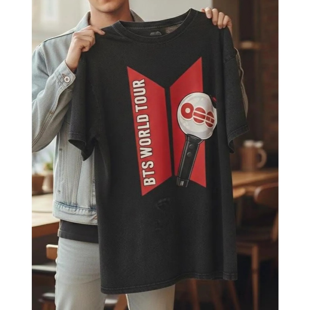 Camiseta da Turnê Mundial BTS 2026 BTS IS BACK CAMISA