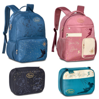 Mochila e Estojo Kit Tinker Bell Sininho DIsney Original em Oferta na Shopee