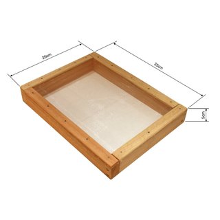 Peneira Artesanato Sustentavel Papel Mache 35x26cm Malha 1,2 Tela Papel Reciclavel