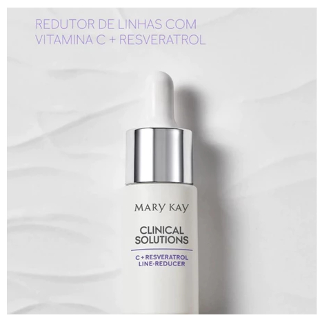 Promoção Mary Kay Clinical Solutions Redutor de Linha C + Resveratrol 15ml - Original