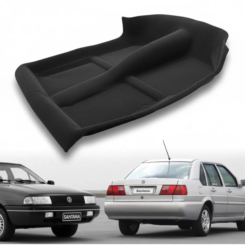 Carpete  Moldado Para Santana Versailles Royale Preto Grafite Cinza Claro Marrom cinza chumbo