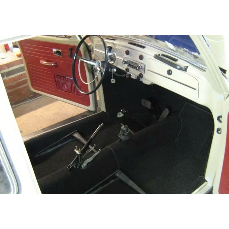 Forração Interna Fusca Assoalho Carpete varias  Coes Kit 11 Peças