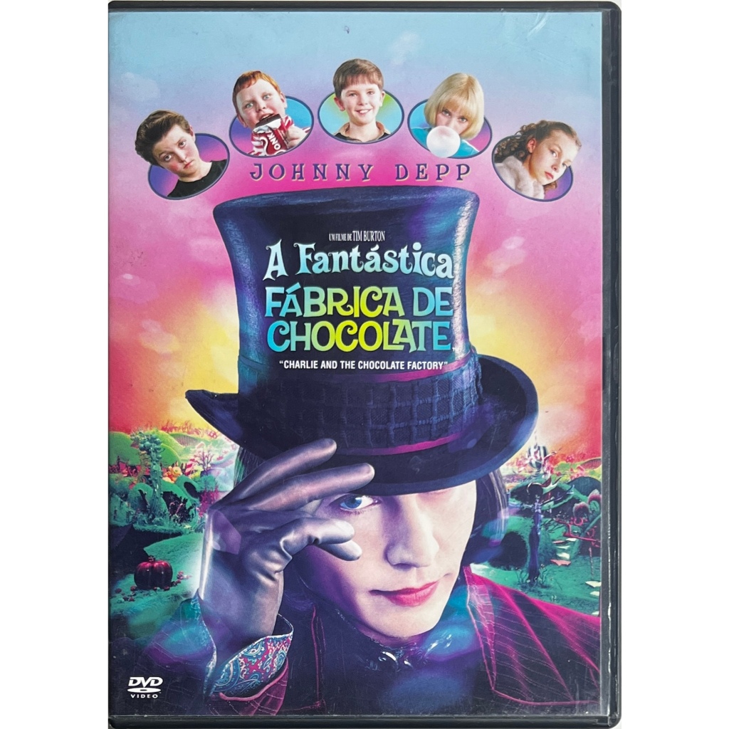A Fantástica Fábrica de Chocolate - Johnny Depp - DVD Original