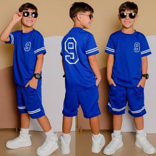 Conjunto Infantil Menino Juvenil Verão Premium Estiloso bermuda e Camiseta este Do 2 até 12 anos em Oferta na Shopee