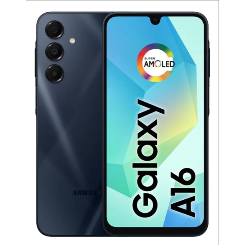Smartphone Samsung Galaxy A16 128GB, 4GB RAM, Tela 6,7” FHD+, Câmera Tripla até 50MP + 13MP