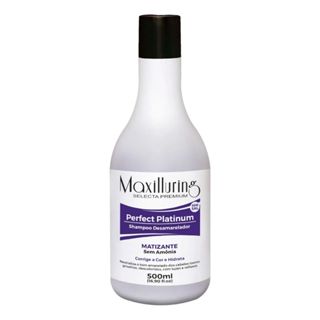 Shampoo Desamarelador Matizante Maxilluring 500ml em Oferta na Shopee